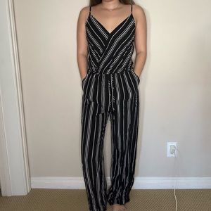 Pinstripe Jumpsuit